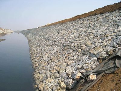 吉林石笼网护岸应用于南沙区水运工程施工